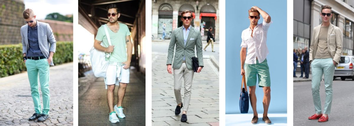 Menswear Spring Summer 20 Neo Mint Color