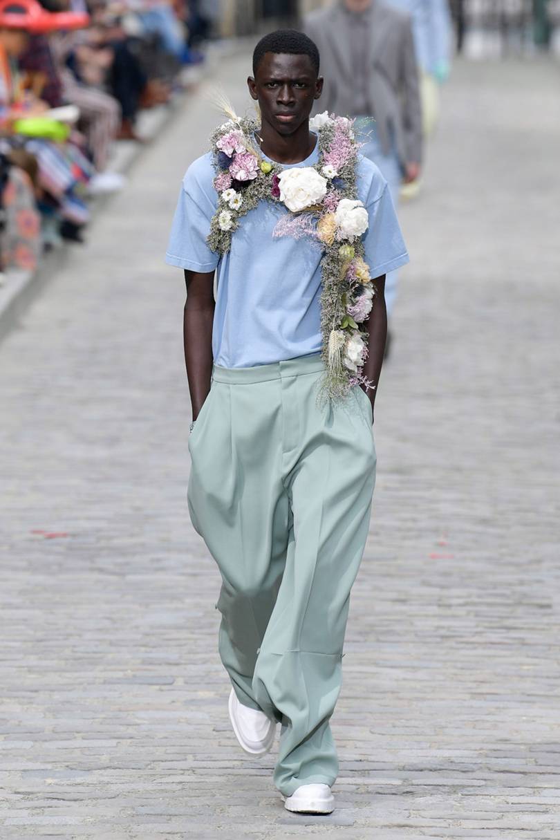 Spring Summer 20 Menswear Louis Vuitton in Neo Mint Color